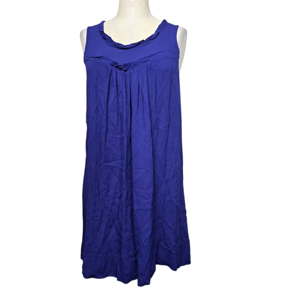 Anthropologie Edme & Esyllte Blue Sleeveless Dress S